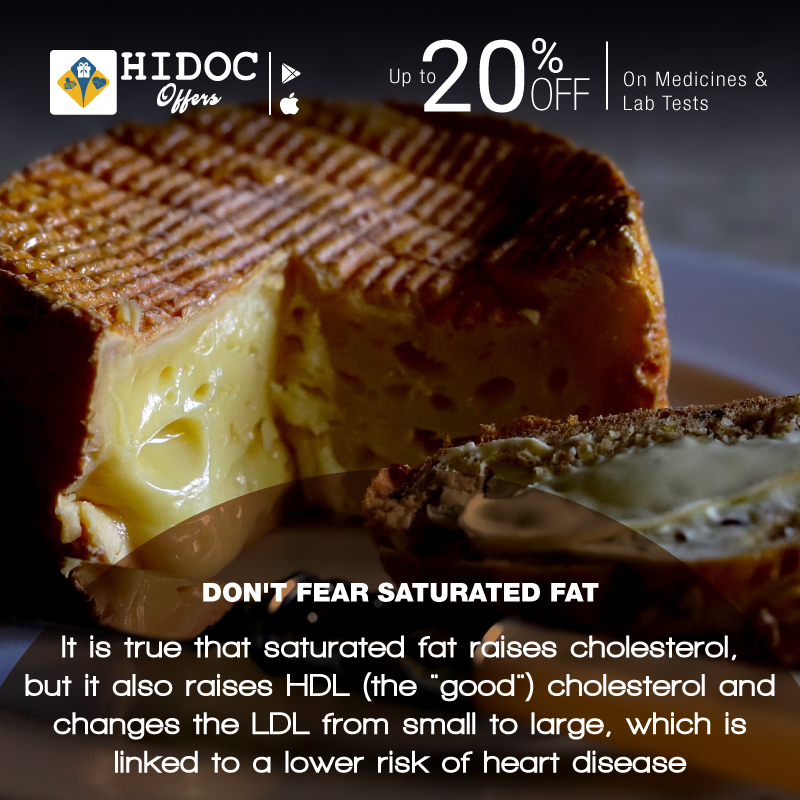 Health Tip - Eating foods rich in trans fats increases the amount of harmful LDL cholesterol in the bloodstream and reduces the amount of beneficial HDL cholesterol. 
