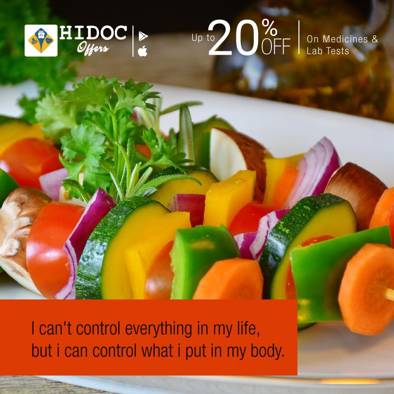 Health Tip - We can't control everything in our life, but we can control what we put in our body